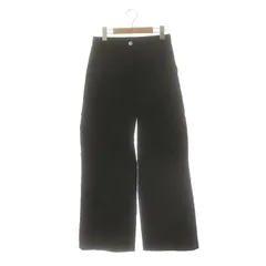 セオリー Theory 24AW MOLESKIN TWILL RLX A CARGO FL カーゴパンツ ワイドパンツ ワーク 00 ブラック /ES ■OSのサムネイル