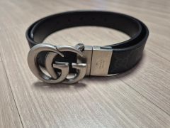 GUCCI グッチ メンズベルト 245906 GG グッチシマ プレート - メルカリ