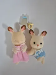 シルバニアファミリー スリーピング 赤ちゃん チョコ うさぎ 青のサムネイル