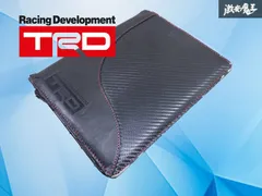 【使用OK！】TRD 車検証入れ 車検証ケース 説明書入れ マニュアル入れ ファイル ブラック レザー 赤ステッチ 激安魔王 即納のサムネイル