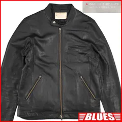 UNITED ARROWS ユナイテッドアローズ ライダースジャケット S 黒 やぎ革 本革 シングル メンズ レザージャケット バイク レザーライダースジャケット_サイズS一覧←SEULB屋着古← HS800のサムネイル