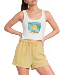ビラボン レディース トップス シャツ ノースリーブ Billabong Summer Sweetnessleeveless Tank Top Salt Crystalのサムネイル