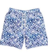 スコッチアンドソーダ メンズ ボトムス ハーフパンツ・ショーツ リラックスフィット プリント ショートパンツ Scotch Soda Printed Relaxed Fit 8 Inseam Bermのサムネイル
