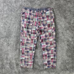 美品希少90sOLD J.CREW パッチワーク チェック パンツ 34x32 - メルカリ