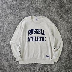 Russell Athletic スウェット オレンジ Sサイズ - メルカリ