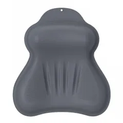 バスピロー お風呂枕 シリコン カビにくい 4Dエアバッグ搭載 柔らかい 吸盤付き 速乾 防水 お風呂 まくら 半身浴 バスタブ用 収納簡単 リラックスグッズ （ダークグレー）のサムネイル