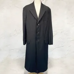 美品　Yohji Yamamoto POUR HOMME ヨウジヤマモト　プールオム　2023SS　LOOK38 GABARDINE W-DOUBLE BODY PEAKED JKA ウールギャバジン　二重身頃ジャケット　裁ち切り　ブラック　黒　黒色　2サイズのサムネイル