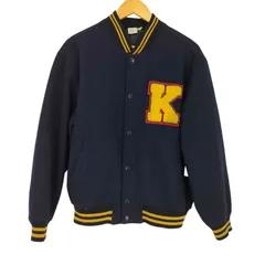 ユーズドフルギ USED古着 80s〜90s G.T.C CLUB BOSTON スタジャン メンズ import：M のサムネイル