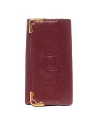 Cartier マストライン 4連キーケース ボルドー - メルカリ