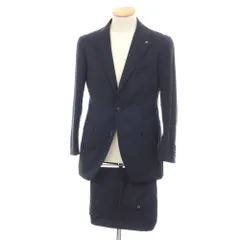 【中古】タリアトーレ TAGLIATORE ウール 2つボタンスーツ ネイビー【サイズ42/7 R】【メンズ】のサムネイル