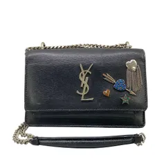 SAINT LAURENT PARIS(サンローランパリ) 財布 484404 黒 チェーンウォレット レザーのサムネイル