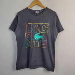 LACOSTE LIVE ラコステライブ Tシャツ 半袖 デカロゴプリント メンズ 古着 ストリート シティーボーイのサムネイル