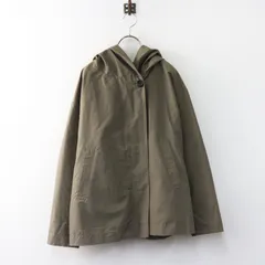 ブルーウィロー blue willow コットンナイロン フードブルゾンジャケット カーキベージュ┃アウター 上着【2400015048802】のサムネイル