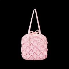 新品 韓国限定 スタバックス 桜MD フラワーニットバッグ - メルカリ