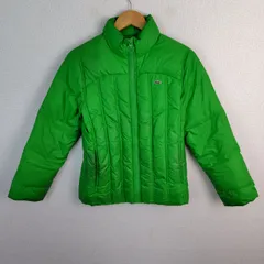 LACOSTE ラコステ ダウンジャケット ワンポイント刺繍 グリーン 42 レディース 古着 スポーツMIX シンプルのサムネイル