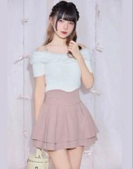 pium バイカラーTシャツ×ティアードスカートセット - メルカリ