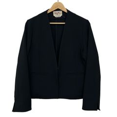 美品♡ケイミー ノーカラージャケット 洗える ライトベージュ Mサイズ