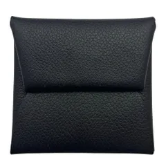 エルメス バスティア ヴォーエプソン B刻印 2023頃 ブラック レザー シンプル コンパクト メンズ HERMES コインケースのサムネイル