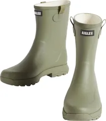エーグル AIGLE アリア ラバーブーツ レディース レインブーツ 長靴 雨靴 耐久性 天然ラバー レギュラーフィット デイリー レジャー ショッピング ガーデニング 家庭菜園  ZZFS061 009 タイイチェックのサムネイル