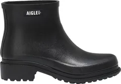 エーグル AIGLE フルフィールロー ラバーブーツ レディース レインブーツ ショート丈 雨靴 防水性 耐久性 天然ラバー メンズライク デイリー 街歩き 旅行 トラベル レジャー  ZZFR111 00K BLACKのサムネイル