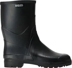 エーグル AIGLE ビソン ラバーブーツ メンズ レインブーツ 長靴 雨靴 防水性 耐久性 天然ラバー グリップ力 デイリー レジャー ガーデニング 庭仕事 家庭菜園 農作業  ZZHND25 001 NOIRNLのサムネイル