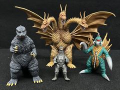 HG シリーズ ゴジラ 怪獣総進撃編 全4種セット 全塗装 フルリペイント