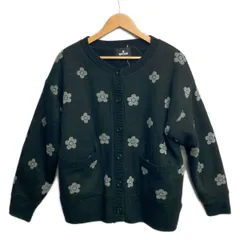 MARY QUANT(マリークワント) ブルゾン サイズM レディース美品  - 黒×グレー 長袖/花柄/秋/冬のサムネイル