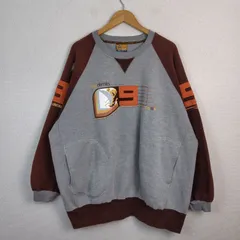 Akademiks アカデミックス スウェット トレーナー クルーネック プリント グレー 3XL メンズ ストリート Y2K オーバーサイズのサムネイル