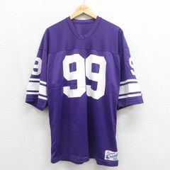 ナンバリング フットボールシャツ ホワイト パープル 89 | Mercari
