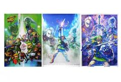 激レア！ゼルダの伝説 ステンドグラス風ビッグポスター 任天堂公式