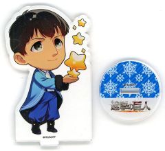 [Used] Acrylic Stand・Acrylic panel Bertolt Hoover"Attack Titan×PRINCESS CAFE Christmas Preparations Mini Character Acrylic Stand"