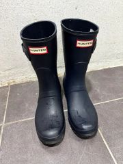 HUNTER ミドル丈 レインブーツ UK6 25cm 極美品 - メルカリ