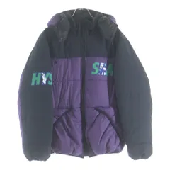 HYSTERIC GLAMOUR (ヒステリックグラマー) 20AW ×WIND AND SEA Primaloft Hoodie ウィンダンシー プリマロフトフーディー パフィー 中綿 ジャケット パープル 02203AB13のサムネイル