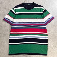 希少90s】アニエスベーオム ラスタカラー ボーダーTシャツ agnes b