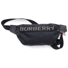 BURBERRY TBモノグラムストライプ Eキャンバス ソニー バムバッグ