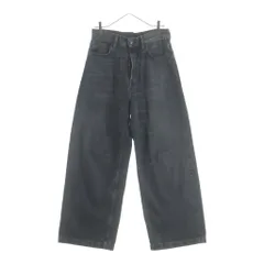 Acne Studios (アクネ ストゥディオズ) 1989 loose fit jeans ash Blcak ワイドデニム ブラック B00322のサムネイル