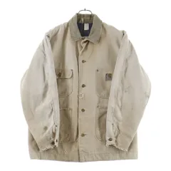 CARHARTT (カーハート) 60-70S VINTAGE MICHIGAN CHORE COAT ヴィンテージ プリントタグ ダック地 ミシガン チョアコート カバーオール ベージュのサムネイル