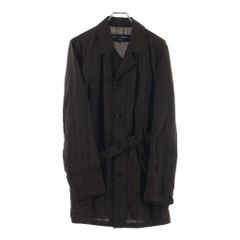 COMME des GARCONS HOMME (コムデギャルソンオム) AD2003 04SS ストライプ柄 モヘア混 ウール シャツジャケット ブラウン HM-J012のサムネイル