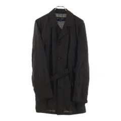 COMME des GARCONS HOMME (コムデギャルソンオム) AD2003 04SS ストライプ柄 モヘア混 ウール シャツジャケット ブラウン HM-J012のサムネイル