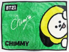 [중고] 안아 베개 커버 시트 CHIMMY(지민) 담요 [BT21 × 시마무라]