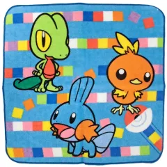 【中古】タオル・手ぬぐい(キャラクター) RS(キモリ&アチャモ&ミズゴロウ) 大判プチタオル Pokemon petit 「ポケットモンスター」 ポケモンセンター限定のサムネイル