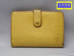 LOUIS VUITTON ルイ・ヴィトン エピ ポルトモネビエ ヴィエノワ 二つ折り財布 M63249 MI1924 イエロー 中古C 【送料無料】 A-9303【質屋出品】のサムネイル