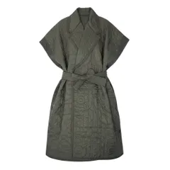 72g4 RAINMAKER レインメーカー 23AW ZEN GARDEN QUILTED PONCHO 中綿 ポンチョ アウター RM232-024 FREE カーキ メンズ 紳士服u02tのサムネイル