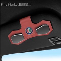 新品特価 トヨタ TOYOTA オレンジ サングラスクリップ 車用メガネ