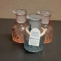 アデリアクリスタル　醤油さし2色３個セットのサムネイル