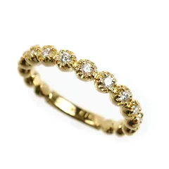 Ponte Vecchio ポンテヴェキオ K18YG イエローゴールド リング・指輪 ダイヤモンド0.16ct 6号 2.6g レディース 中古 美品のサムネイル
