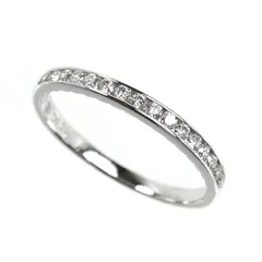 Ponte Vecchio ポンテヴェキオ K18WG ホワイトゴールド ハーフエタニティ リング・指輪 ダイヤモンド0.20ct 9号 1.2g レディース 中古 美品のサムネイル