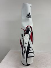 送料無料【訳あり】adidas アディダス キャディバッグ 6分割 ホワイト