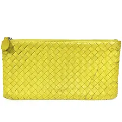 【ボッテガヴェネタ】本物 BOTTEGA VENETA イントレチャート ポーチ 小物入れ マルチケース ミニセカンドバッグ 本革 レザー イタリア製のサムネイル