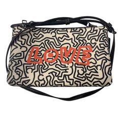 COACH コーチ キースヘリング LOVE 総柄 ショルダーバッグ 11773